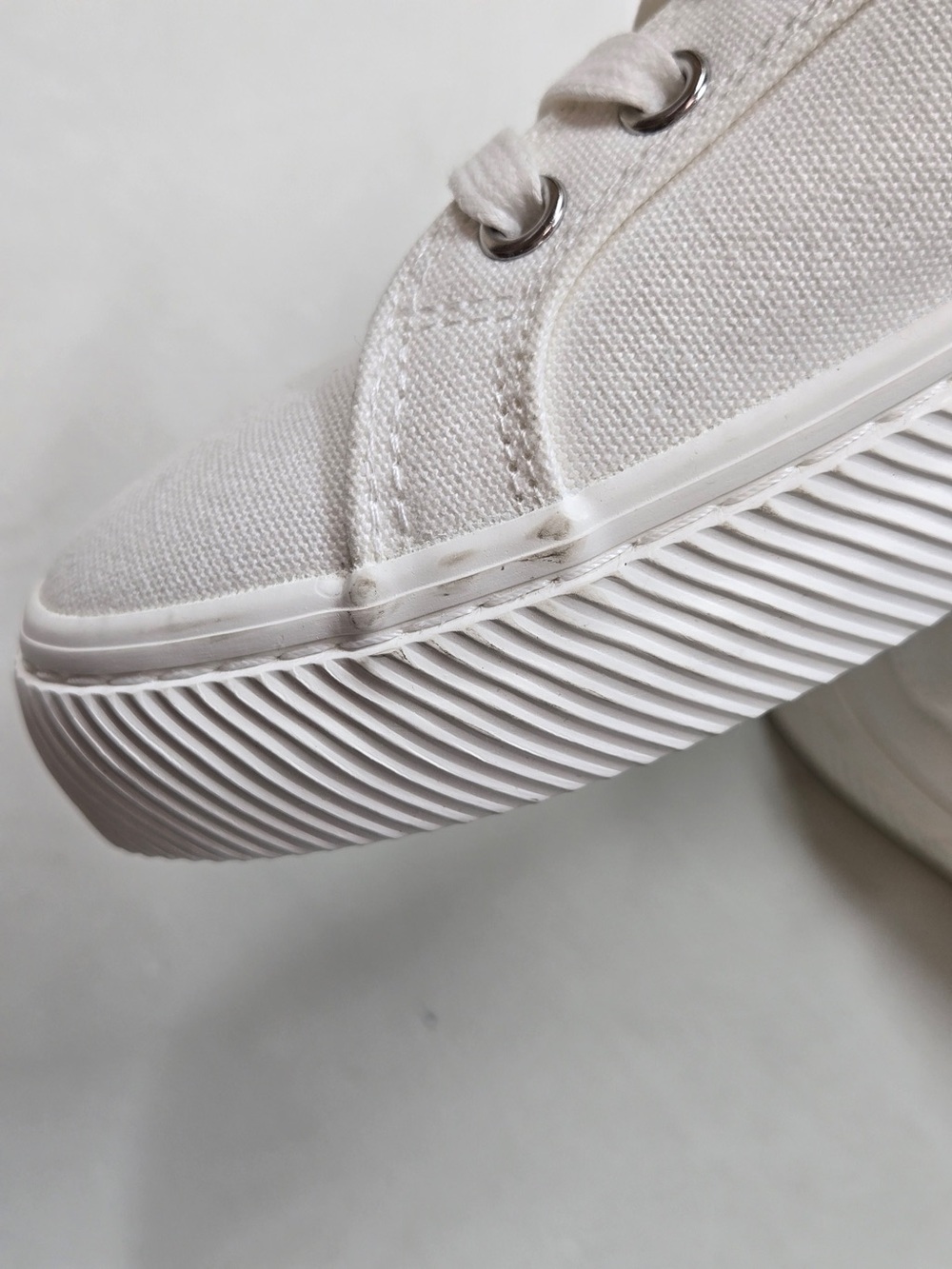 QUINCE Organic Eco Cotton Canvas Everyday Sneaker Women’s US 8.5 White 8912 - Picture 11 of 16